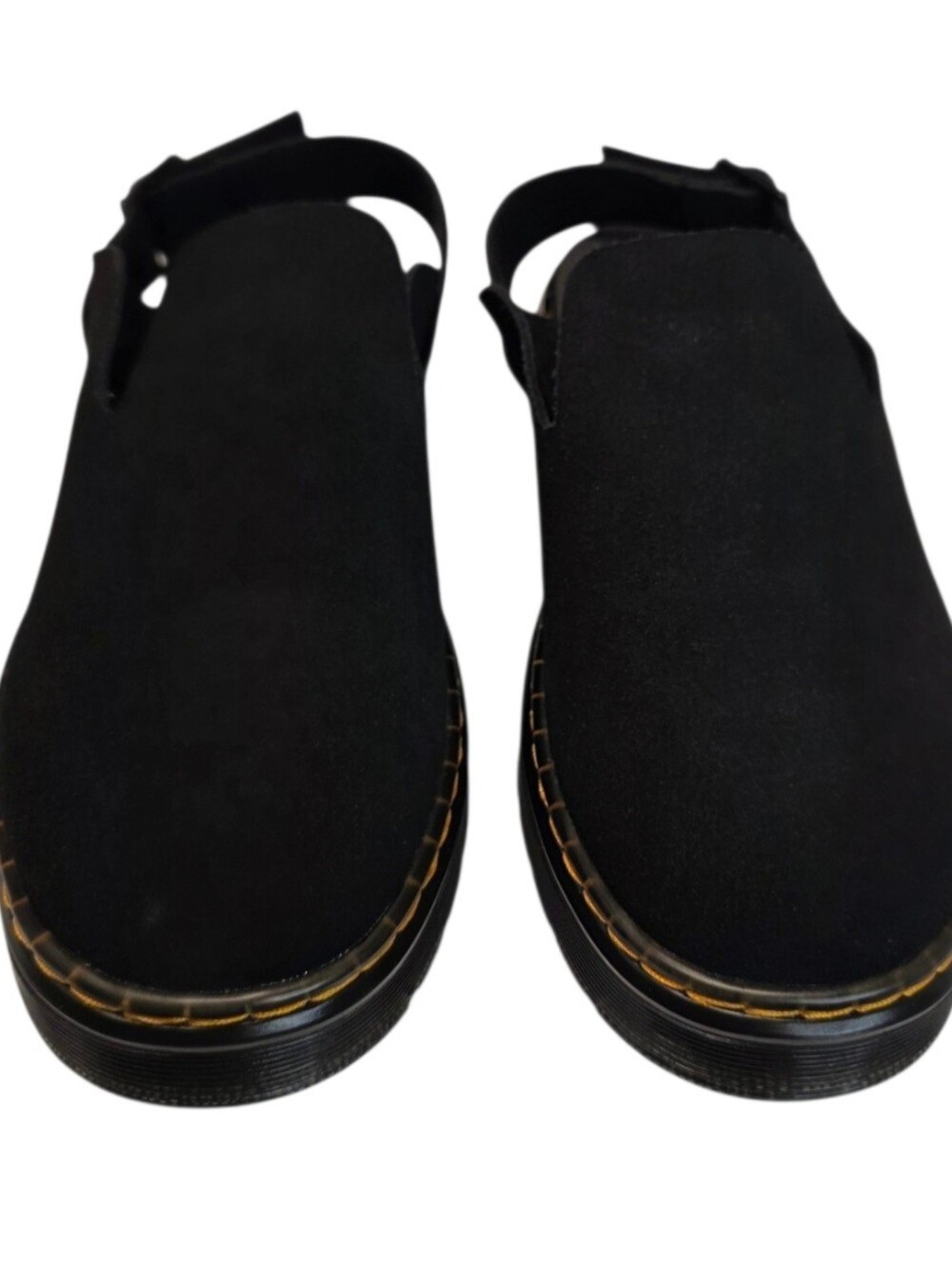 New Dr. Marten Carlson Suede Slingback Mules Black Women's Size 8 & 9 - Picture 8 of 12